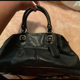 Coach Bags | Black With Silver Hardware Coach Purse | Color: Black | Size: Os