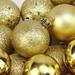 Northlight Seasonal 96ct Vegas Gold Shatterproof 4-Finish Christmas Ball Ornaments 1.5" (40mm) Plastic in Gray/Yellow | Wayfair 32280570