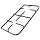 sparefixd Hob Pan Support Grid to Fit Indesit Oven Cooker C00114523