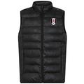 Fulham FC Official Football Gift Mens Padded Body Warmer Jacket Gilet Medium Black