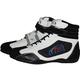 Adult New Karting//Race/Rally/Track Boots with Synthetic Leather/Suede & Mash panel (White Black, UK 7 / EU 41)
