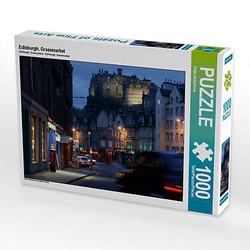 Puzzle CALVENDO Puzzle Edinburgh, Grassmarket - 1000 Teile Foto-Puzzle glückliche Stunden Kinder