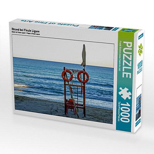 Puzzle Strand bei Finale Ligure Foto-Puzzle Bild von Frank Brehm Puzzle