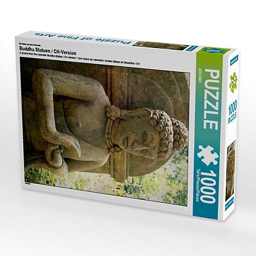 Puzzle Buddha Statuen / CH-Version Lege-Größe 48 x 64 cm Foto-Puzzle Bild von JUSTART