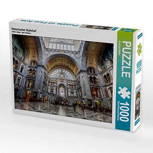Puzzle CALVENDO Puzzle Historischer Bahnhof - 1000 Teile Foto-Puzzle glückliche Stunden Kinder