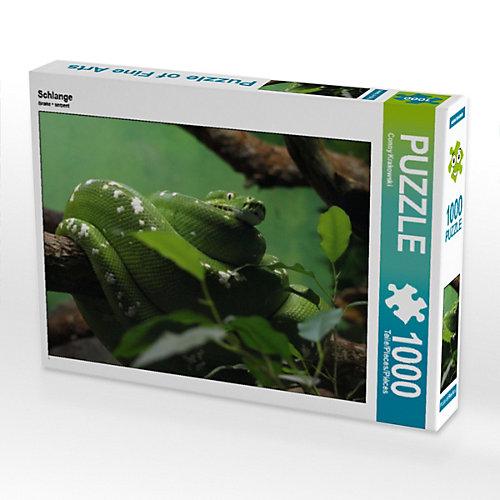 Puzzle CALVENDO Puzzle Schlange - 1000 Teile Foto-Puzzle glückliche Stunden Kinder