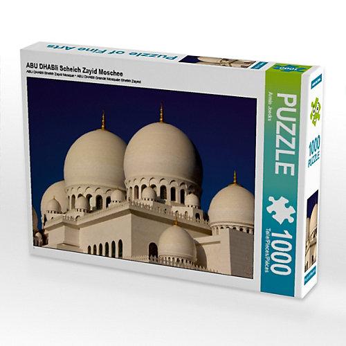 Puzzle CALVENDO Puzzle ABU DHABIi Scheich Zayid Moschee - 1000 Teile Foto-Puzzle glückliche Stunden Kinder