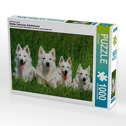 Puzzle Weißer Schweizer Schäferhund Foto-Puzzle Bild von SiSta-Tierfoto Puzzle