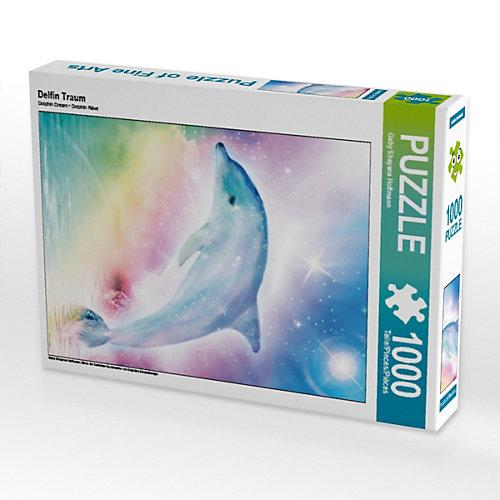 Puzzle CALVENDO Puzzle Delfin Traum - 1000 Teile Foto-Puzzle glückliche Stunden Kinder