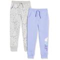 Amazon Essentials Disney | Marvel | Star Wars | Frozen | Princess Mädchen Jogginghose aus Fleece (zuvor Spotted Zebra), 2er-Pack, Star Wars Logo, 3 Jahre