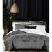 The Tailor's Bed Glamour Velvet Coverlet Set Polyester/Polyfill/Microfiber in Gray | Super King Coverlet + 2 Shams | Wayfair CPP-GLA-GY-CV-SK