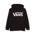 Vans Boy's Classic PO II Hooded Sweatshirt, BLACK-WHITE, XL