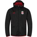Liverpool FC Official Gift Mens Shower Jacket Windbreaker Peaked Hood Black 3XL