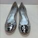 Tory Burch Shoes | Auth Tory Burch Audrey Lucite Ballet Flats 8 Sale! | Color: Silver | Size: 8