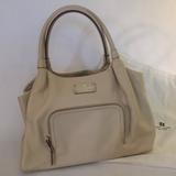 Kate Spade Bags | Kate Spade Cream Pebbled Leather Bag | Color: Cream | Size: 9.5”H X 13.5”W X 6”Deep With An 8” Strap Drop