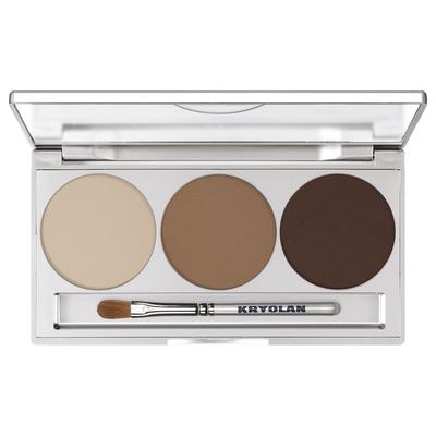 Kryolan Eye Shadow Smokey Trio Lidschatten SMOKEY NUDE 7.5 g Braun Image