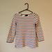 J. Crew Tops | J. Crew Womens Red And Blue Striped Boatneck Tee | Color: Blue/Red | Size: Xxs