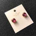 Kate Spade Jewelry | Kate Spade Fuchsia Stud Earrings | Color: Gold/Pink | Size: Os