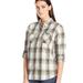 Carhartt Tops | Carhartt Long Sleeve Plaid Button Down Top, Size M | Color: Gray/White | Size: M