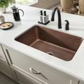 Birch Lane™ Orwell Copper 30" Single Bowl Undermount Kitchen Sink Copper in Brown | 8 H x 18 D in | Wayfair BB124127843B4DD4A31568E73CF434FB