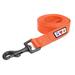 Solid Orange Puppy or Dog Leash, Large, 6 ft.