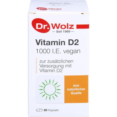 Dr. Wolz – VITAMIN D2 1000 I.E. vegan Kapseln Vitamine