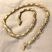 Anthropologie Jewelry | Anthropologie Rhinestone Wrap Bracelet/Necklace | Color: Cream/Gold | Size: Os