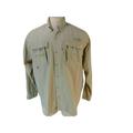 Columbia Shirts | Columbia Mens Pfg Fishing Shirt L Bahama Ii Long Sleeve Button Front Spf | Color: Tan/Gray | Size: L