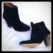 Anthropologie Shoes | Anthropologie “Howsty” Black Fringe Booties | Color: Black/Tan | Size: 10