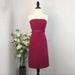 J. Crew Dresses | J Crew Emma Fuschia Silk Strapless Dress | Color: Pink | Size: 0