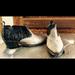 Free People Shoes | Cool Faux Snakeskin Ankle Boots | Color: Black/Silver | Size: 9