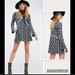 Free People Dresses | Free People Chevron Sweater Dress Nwot - | Color: Blue/Gray | Size: S