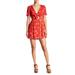 Free People Pants & Jumpsuits | Free People Jinx Floral Mini Dress Romper 4 | Color: Red | Size: 4