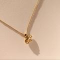 Anthropologie Jewelry | Gold Elephant Charm Necklace | Color: Gold | Size: Os
