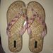 J. Crew Shoes | J Crew Flip Flop Sandal/Woven Footbed/11(3/4 "Heel | Color: Pink | Size: 11