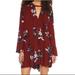 Free People Dresses | Free People Tree Swing Tunic Top/Mini Dress | Color: Brown/Red | Size: Xs