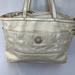 Coach Bags | Coach Ivory Diaper Bay Tote Patent Leather Bag | Color: White | Size: 15” X 12” X 5”