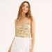 Free People Tops | Nwt Free People Tube Top (With Straps) | Color: Cream/Green | Size: S