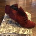 Free People Shoes | Free People Booties | Color: Red | Size: 8