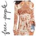 Free People Dresses | Free People Ivory Lady Luck Printed Tunic - M, Nwt | Color: Cream/Red | Size: M