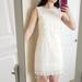 J. Crew Dresses | (Tall) Nwt J.Crew Ivory Tiered Eyelet Shift Dress | Color: Cream/White | Size: 6