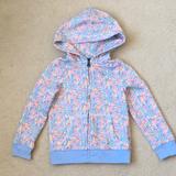 Polo By Ralph Lauren Shirts & Tops | Girls Polo Ralph Lauren Floral Hoodie Jacket 5 | Color: Blue/Pink | Size: 5g