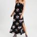 American Eagle Outfitters Dresses | American Eagle Strapless Lace Bust Maxi Dress | Color: Black/Pink | Size: Xl
