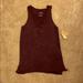 American Eagle Outfitters Tops | American Eagle Maroon Tank Top | Color: Red | Size: Xs