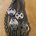 Disney Jewelry | Disney Strap Bracelet | Color: Black/Silver | Size: Os