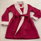 Victoria's Secret Intimates & Sleepwear | New Victoria's Secret Short Robe Sherpa Fleece | Color: Cream/Red | Size: Xs