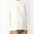 Michael Kors Sweaters | Michael Kors Cablemock Sweater Bone | Color: Cream | Size: Xl