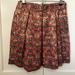 Anthropologie Skirts | Anthropologie Maeve Skirt Gorgeous Gold Shimmer! | Color: Orange/Red | Size: Mp