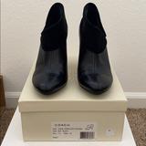 Coach Shoes | Coach - Annika Soft Leather Booties - Size 7 | Color: Black | Size: 7