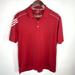 Adidas Shirts | Adidas Clima Cool Striped Golf Lightweight Polo Lg | Color: Red/White | Size: L